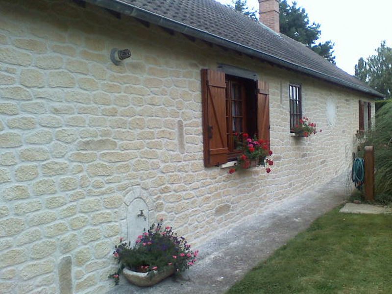 Joint à la chaux, façade en pierre à Châtellerault