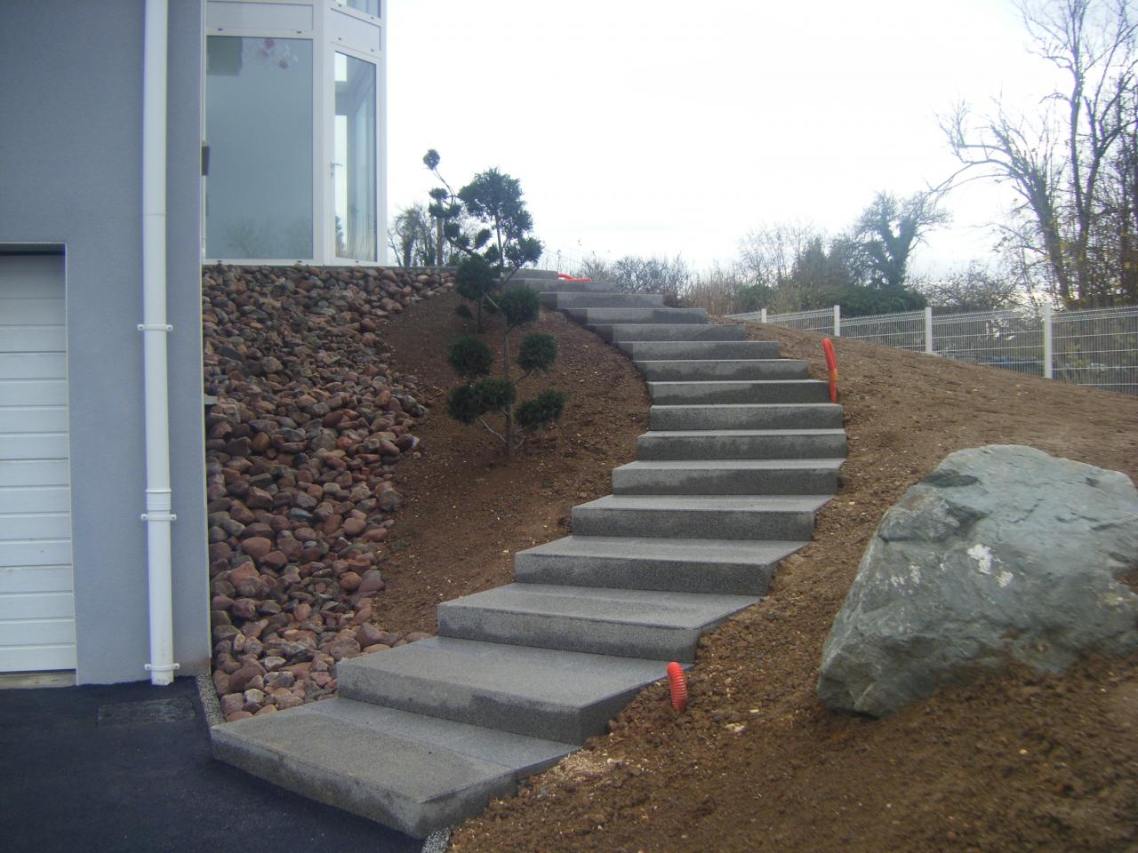 Création d'escalier en béton à Millac